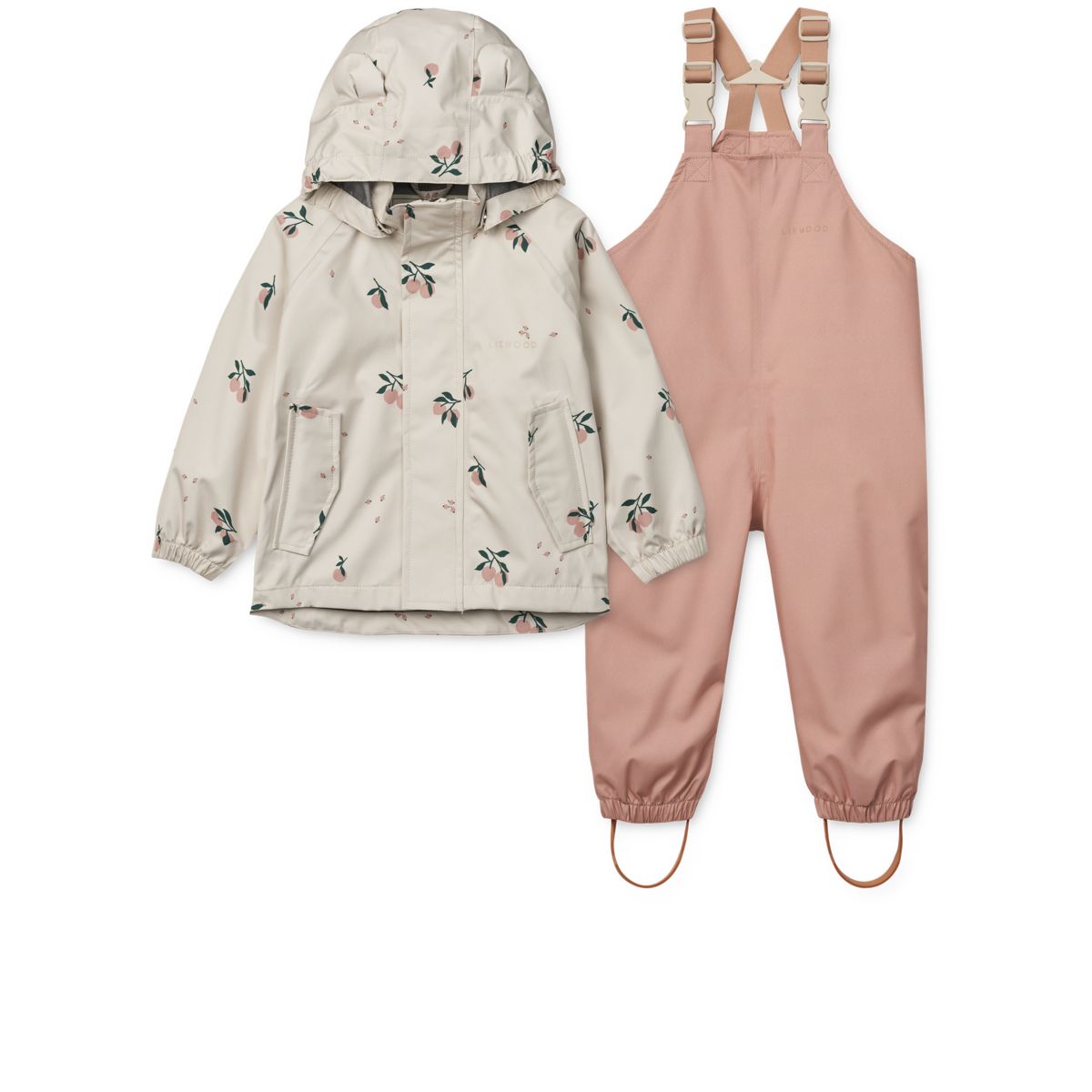 Liewood Ensemble Imperméable MANU - Peach / Sea shell - Ensemble