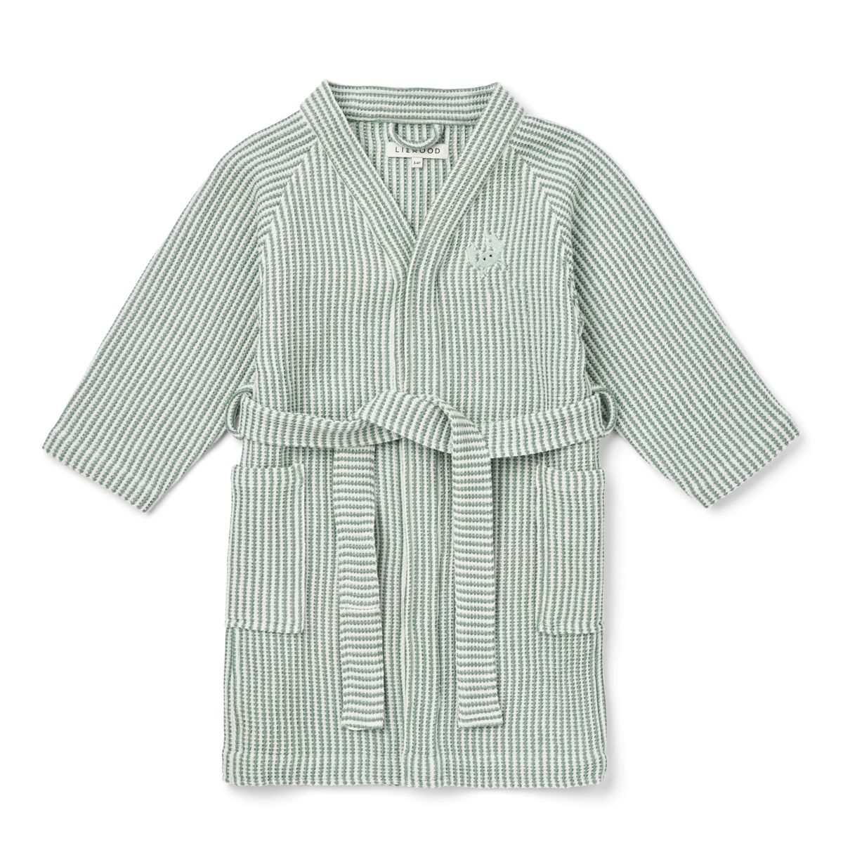 Liewood Peignoir Bertha - Y/D stripe Peppermint / Creme de la creme - Peignori / Poncho