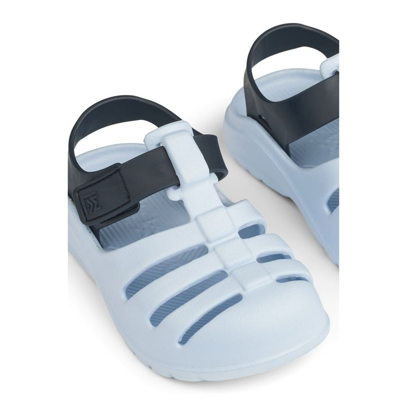 Liewood Sandales Beau - Pure sky / Classic navy - Sandales