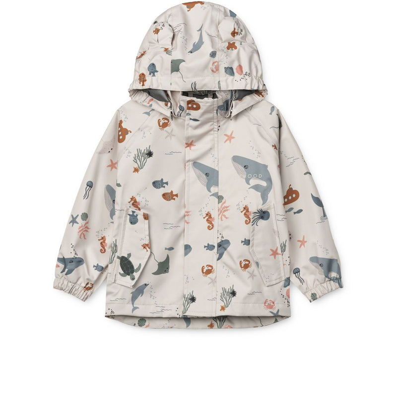 Liewood Ensemble de vêtements de pluie Manu - Sea creature / Sandy - Ensemble