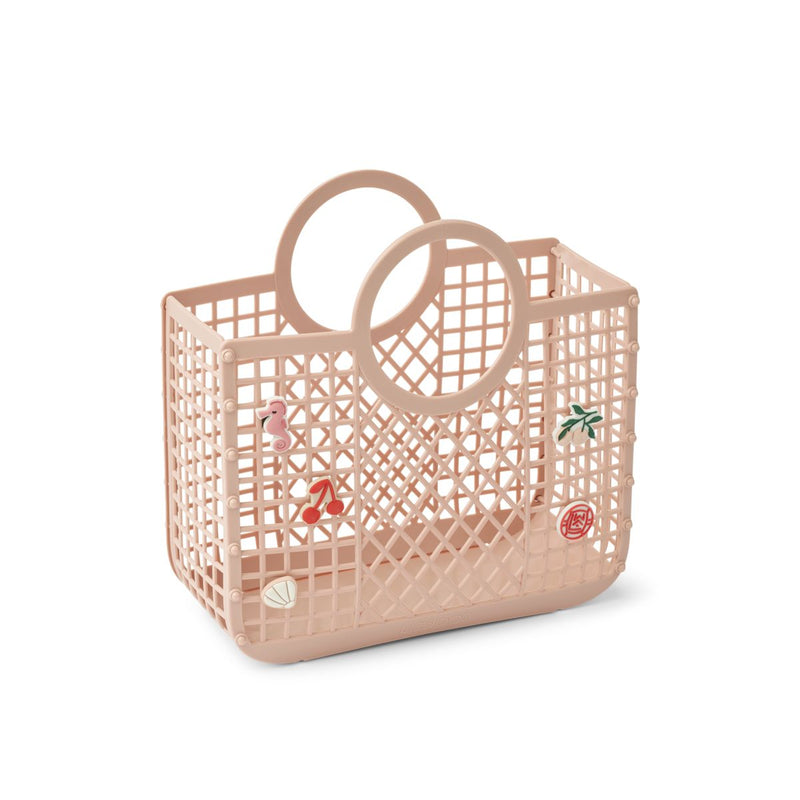 Liewood Panier Samantha avec breloques - Rose -