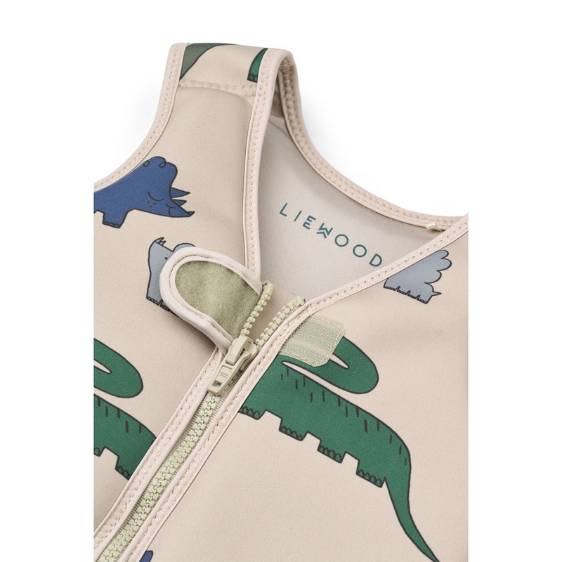 Liewood Gilet De Natation Dove - Dinosaurs / Mist - Gilet de natation