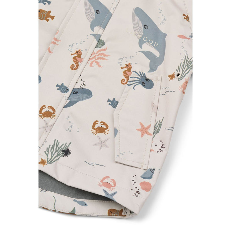 Liewood Ensemble de vêtements de pluie Manu - Sea creature / Sandy - Ensemble