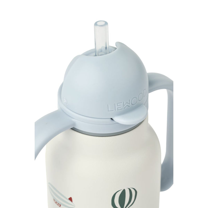 Liewood Bouteille à Imprimé KIMMIE 250 ml - Aviator / Ecru - Goude eau