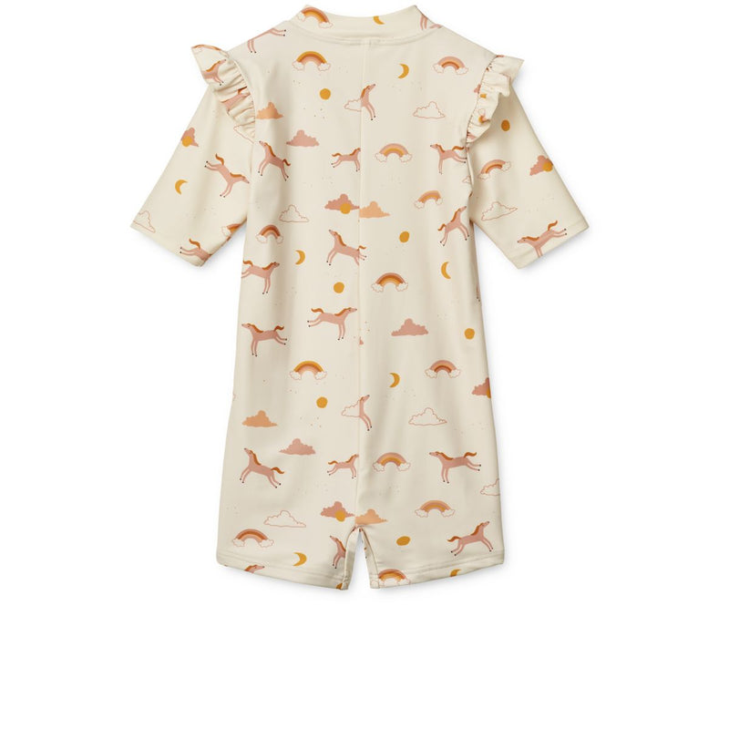 Liewood Combinaison De Bain Imprimée Amel - Dream / Ecru - Maillot de bain