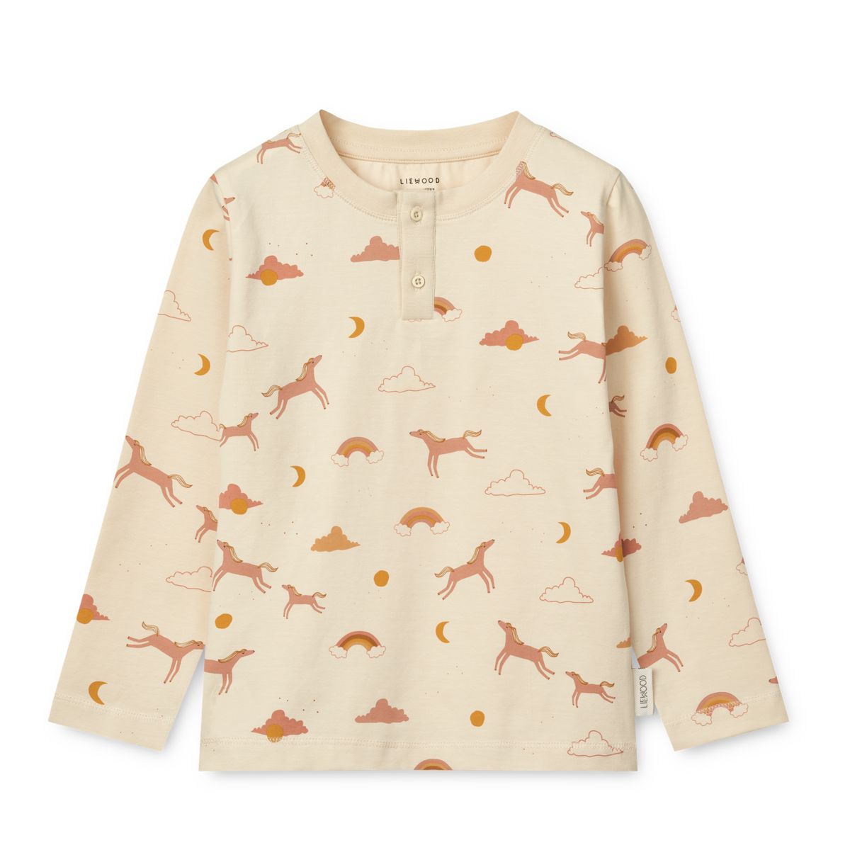 Liewood Ensemble de Pyjama à Imprimé WILHELM - Dream / Ecru - Ensemble pyjama