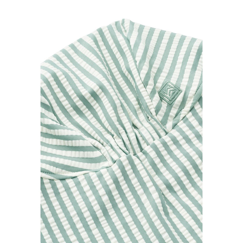 Liewood Chapeau de Bain en tissu gaufré CECILIA - Stripe Peppermint / Crisp white -