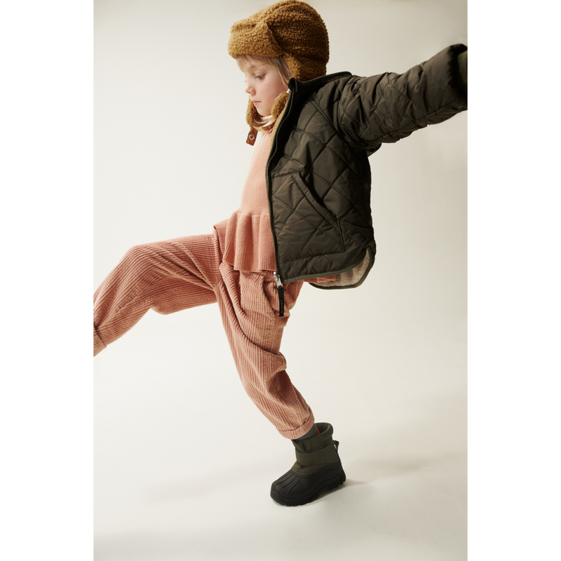 Liewood Veste réversible en polaire Jackson - Army brown mix - Veste