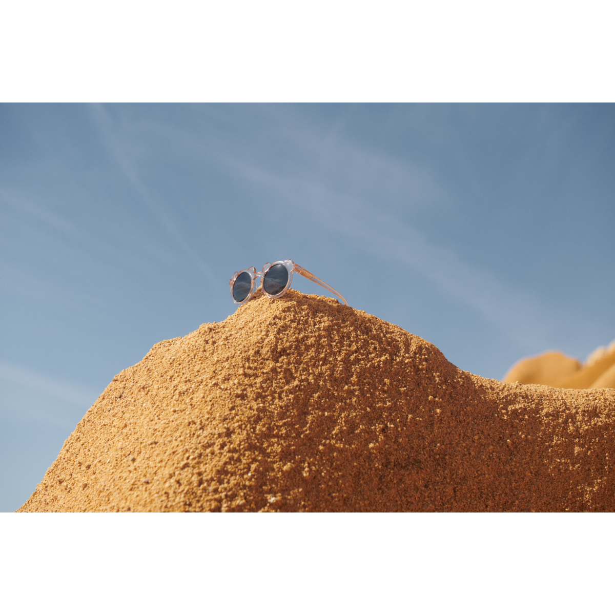 Liewood Lunettes de Soleil DARLA Mr. Ours pour Tout-petits 1-3 Ans - Rose transparent - Lunettes de soleil