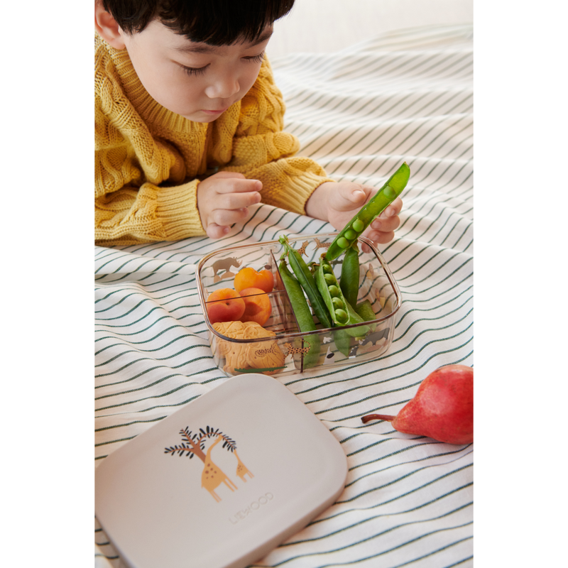 Liewood Lunch Box Arthur en Tritan - All together / Sandy - Boîte à goûter