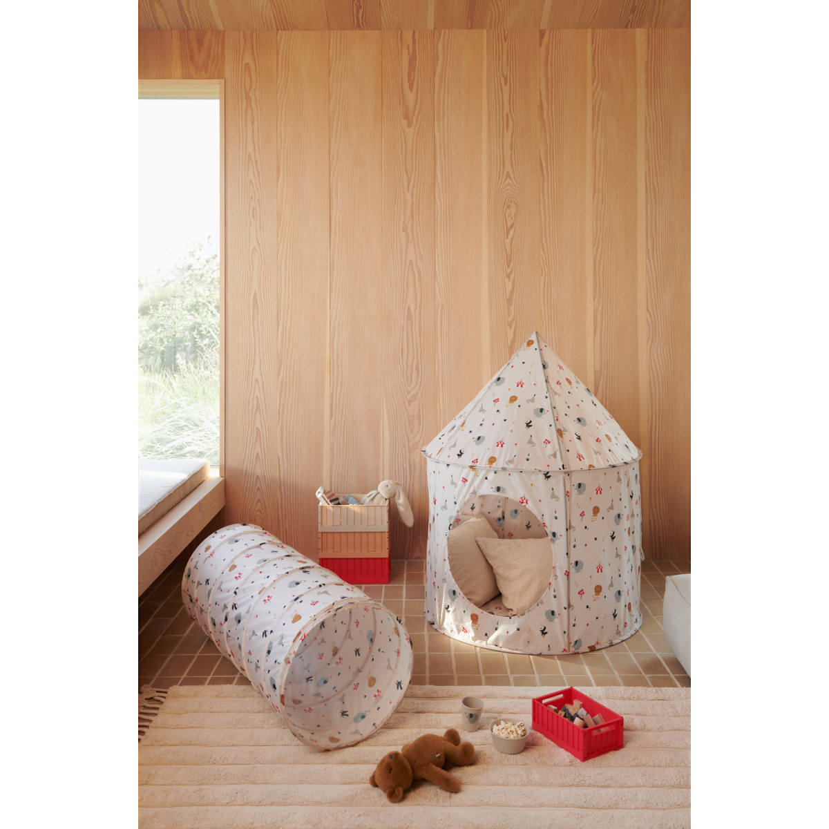 Liewood Tente de Jeu Pop-up OAKS - Peach / Sea shell - TENTE