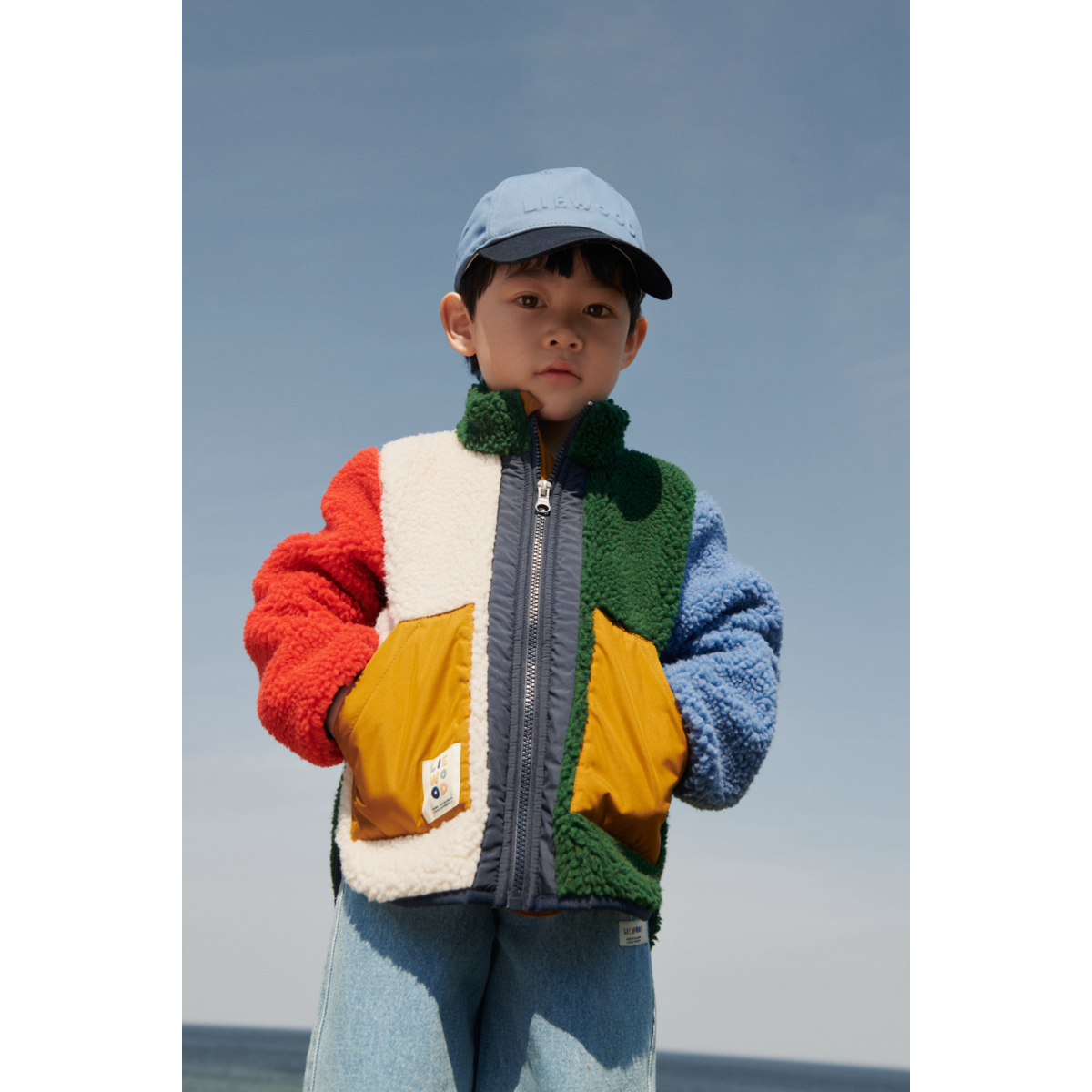 Liewood Veste Polaire NOAM - Garden green multi mix - Veste