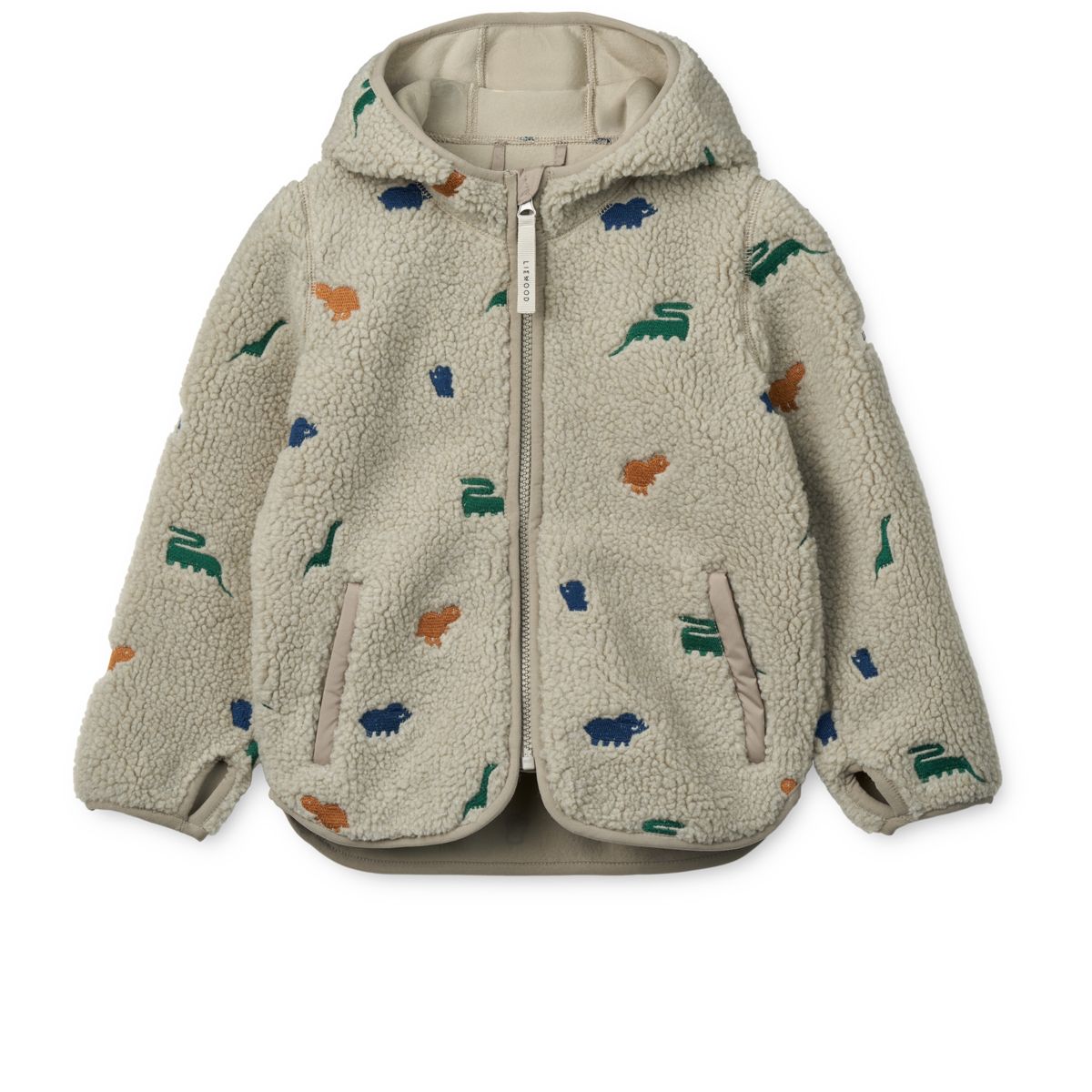 Liewood Polaire Mara - Dinosaur / Mist embroidery - Veste