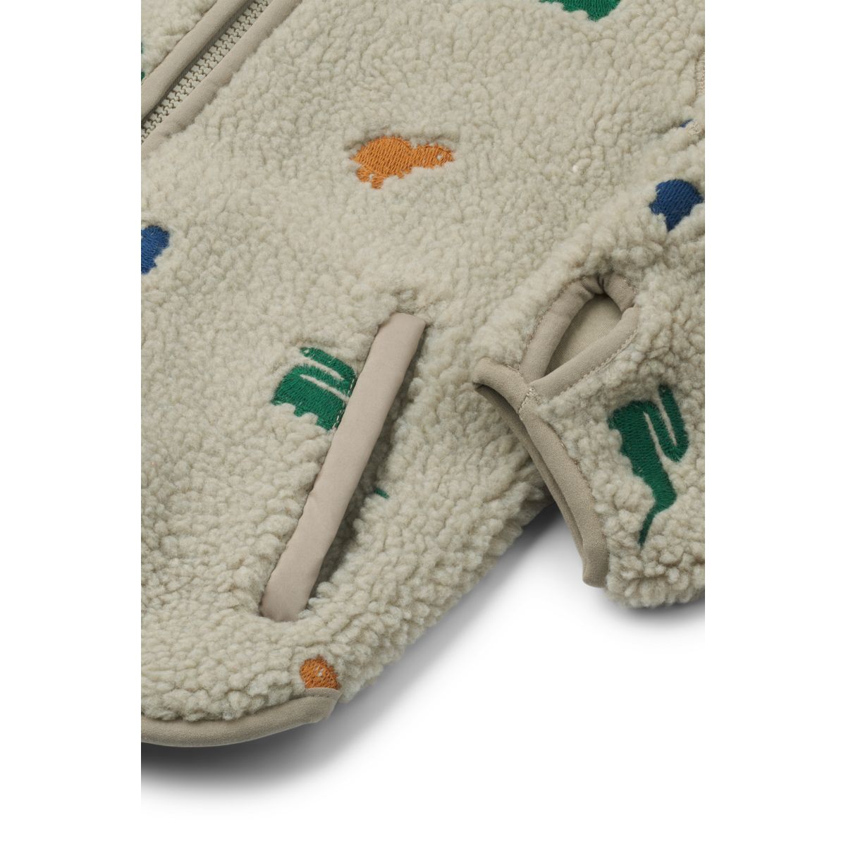 Liewood Polaire Mara - Dinosaur / Mist embroidery - Veste