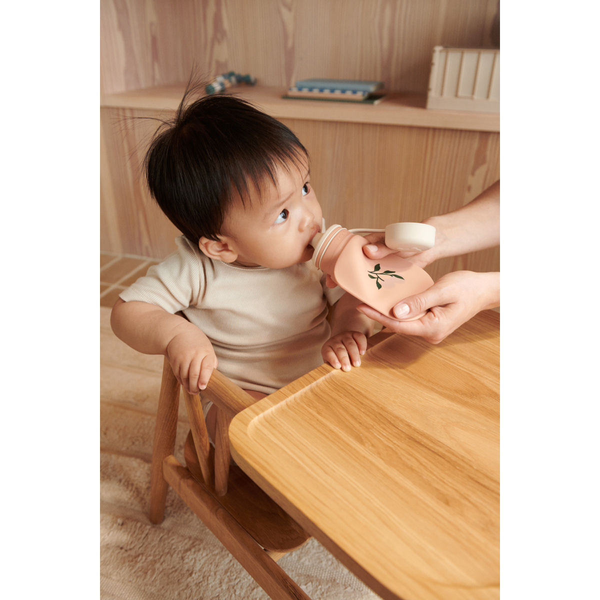 Liewood Lizzie Smoothie Bottle 2-pack - Peach / Sea shell - SMOOTHIE BOTTLE