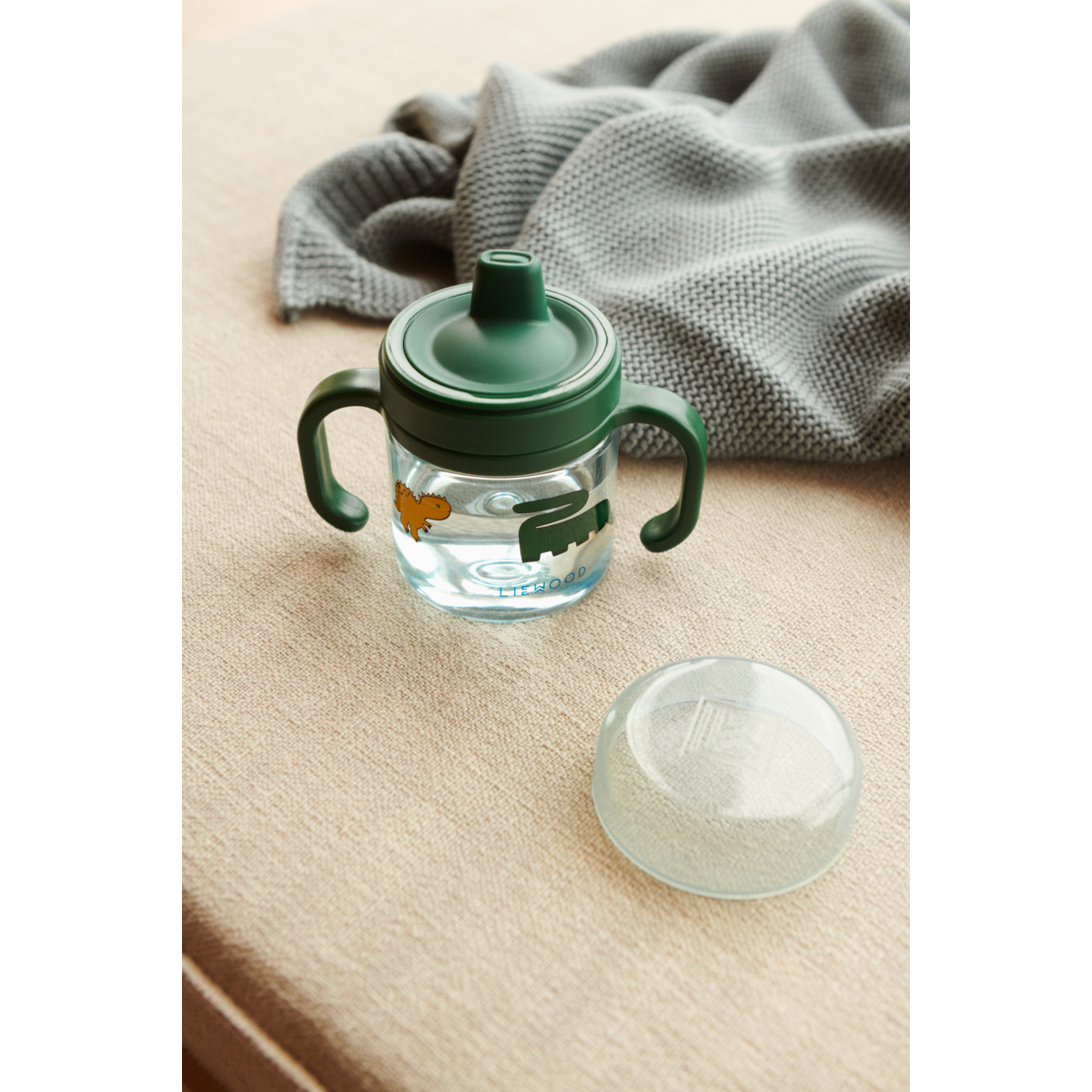 Liewood Tasse à bec KYLO en tritan 280 ml - Dinosaurs / Mist - Gobelet