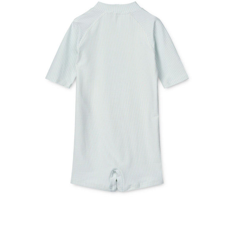 Liewood Combinaison de bain Seersucker Max - Y/D stripe Pure sky / Creme de la creme - Maillot de bain
