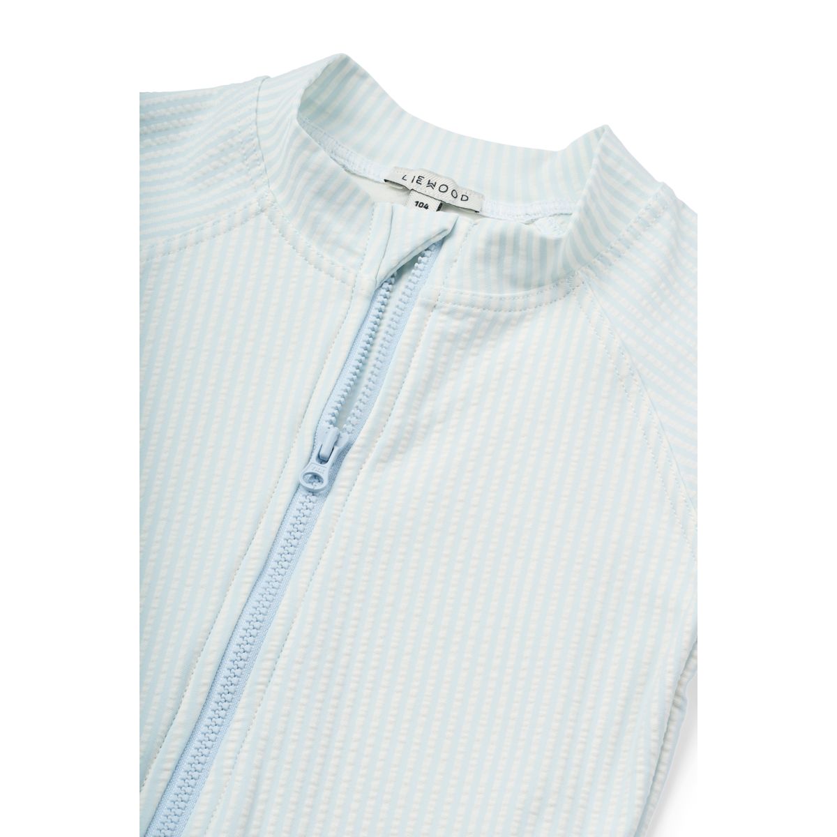 Liewood Combinaison de bain Seersucker Max - Y/D stripe Pure sky / Creme de la creme - Maillot de bain