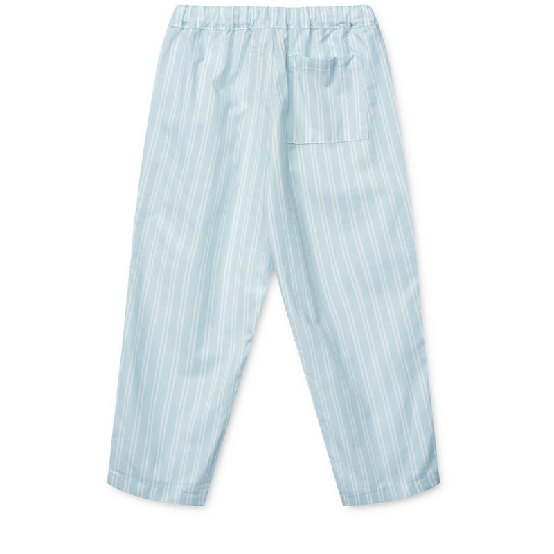 Liewood Pantalon à rayures Orlando - Y/D stripe Pure sky / Creme de la creme - Pantalon