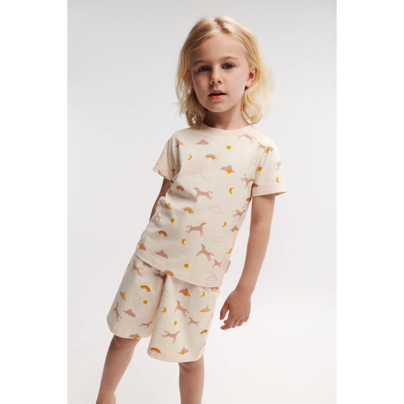 Liewood Ensemble de pyjama imprimé ILFORD - Dream / Ecru - T-shirt