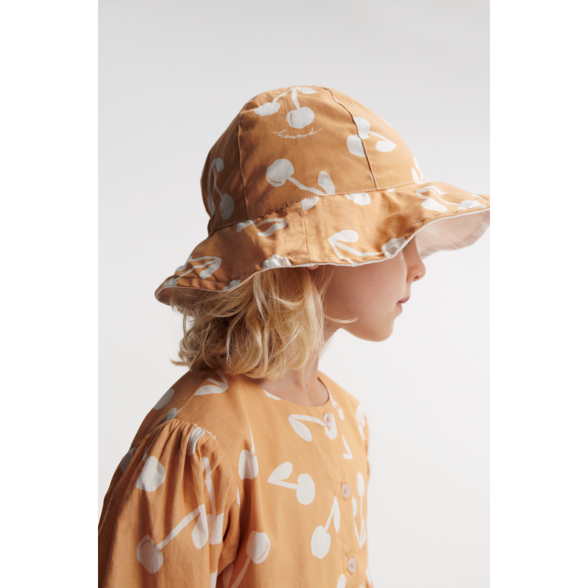 Liewood Chapeau de soleil réversible Amelia - Cherry blossom / Light apricot - Chapeaux & Casquettes
