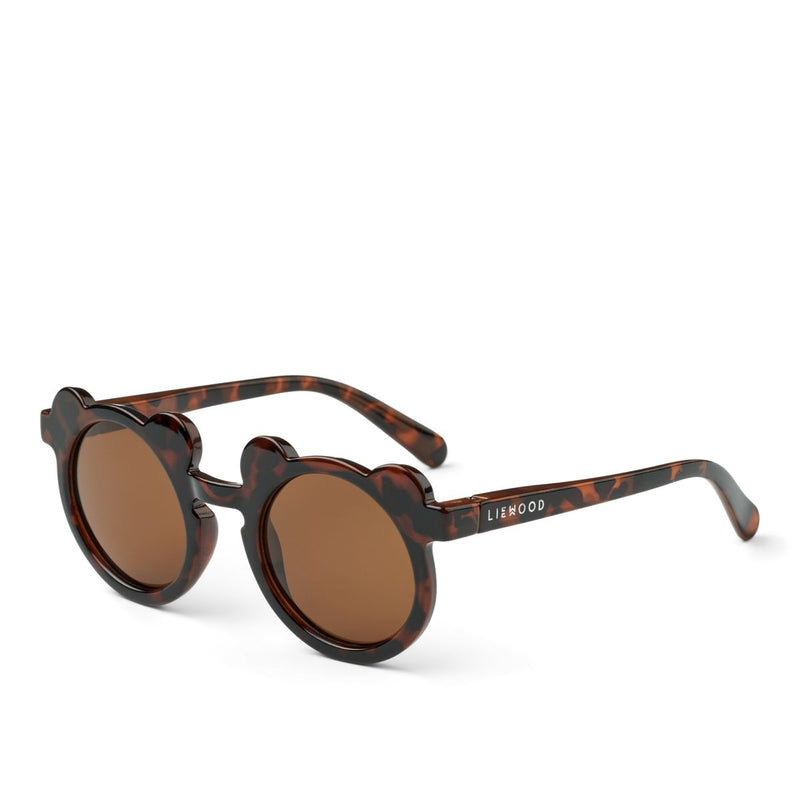 Liewood Lunettes de Soleil DARLA Mr. Ours pour Tout-petits - Dark Tortoise / Shiny - Lunettes de soleil