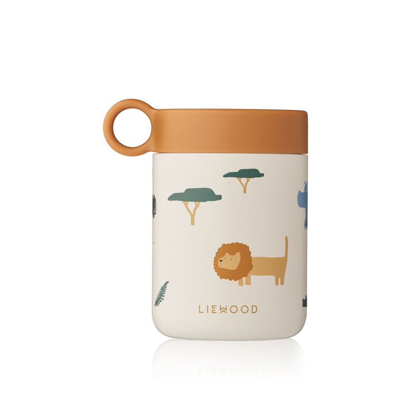 Liewood Bocal alimentaire KIANI - Safari sandy mix - La boîte alimentaire