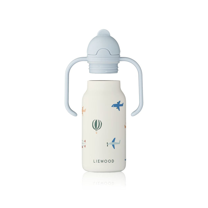 Liewood Bouteille à Imprimé KIMMIE 250 ml - Aviator / Ecru - Goude eau