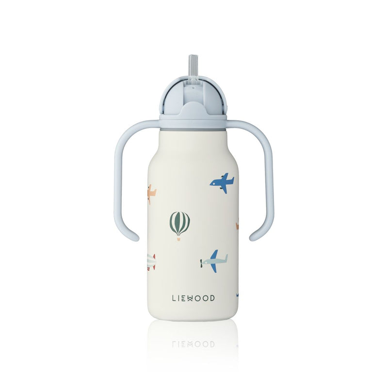Liewood Bouteille à Imprimé KIMMIE 250 ml - Aviator / Ecru - Goude eau