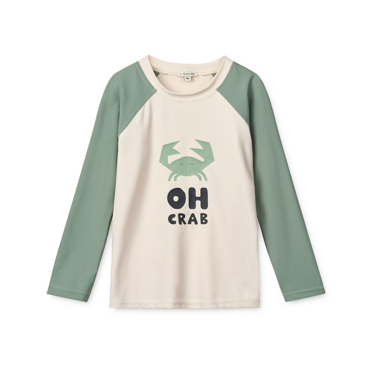 Liewood T-Shirt De Bain À Manches Longues Noah - Sandy / Peppermint - T-shirt de bain