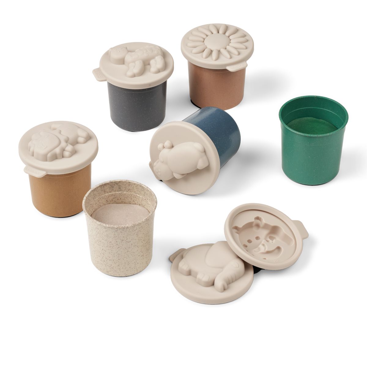 Liewood Kit De Pâte À Modeler Rollie Lot De 6 - Yellow mellow multi mix - Jouets créatifs