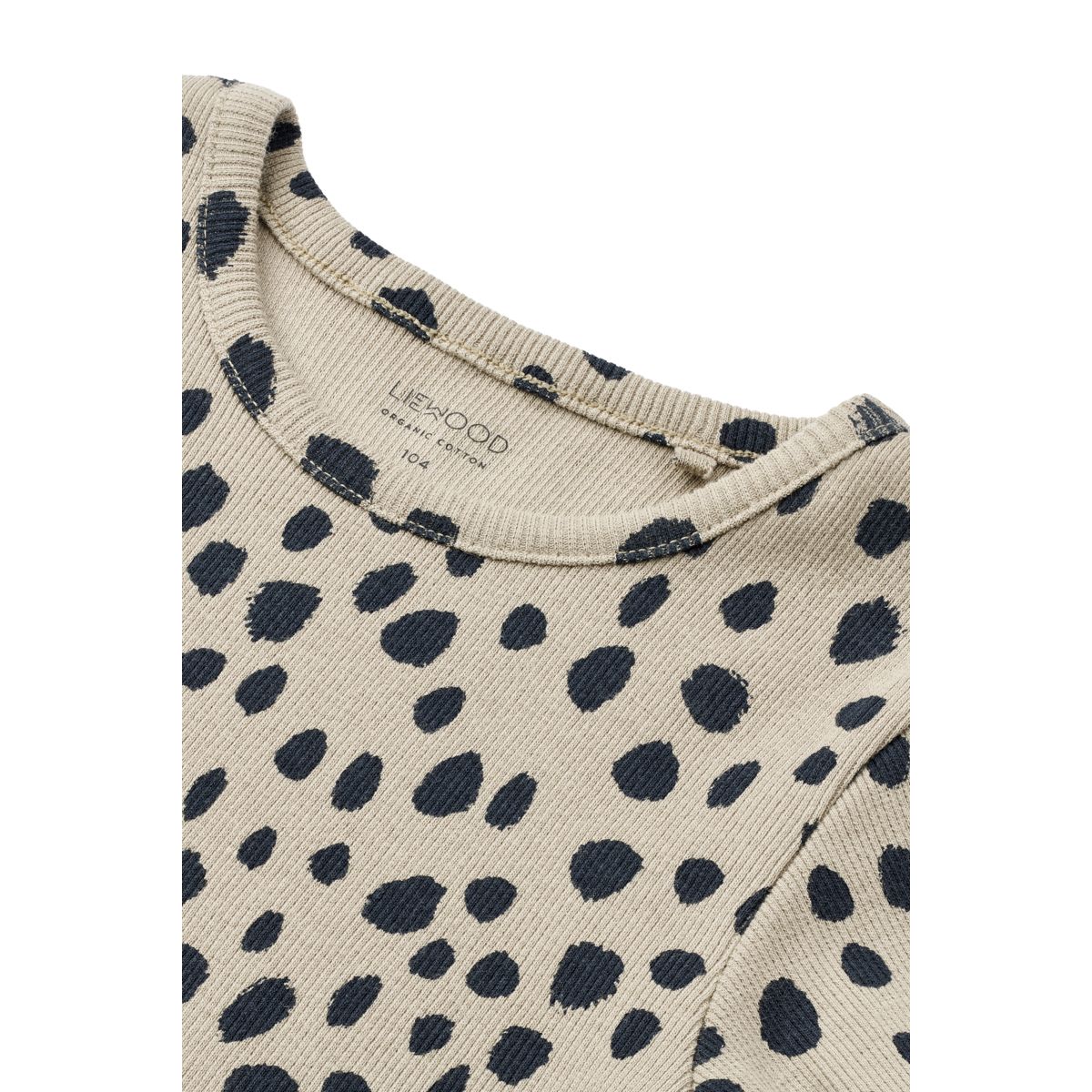 T-Shirt Côtelé Nieve - Leo spots / Mist