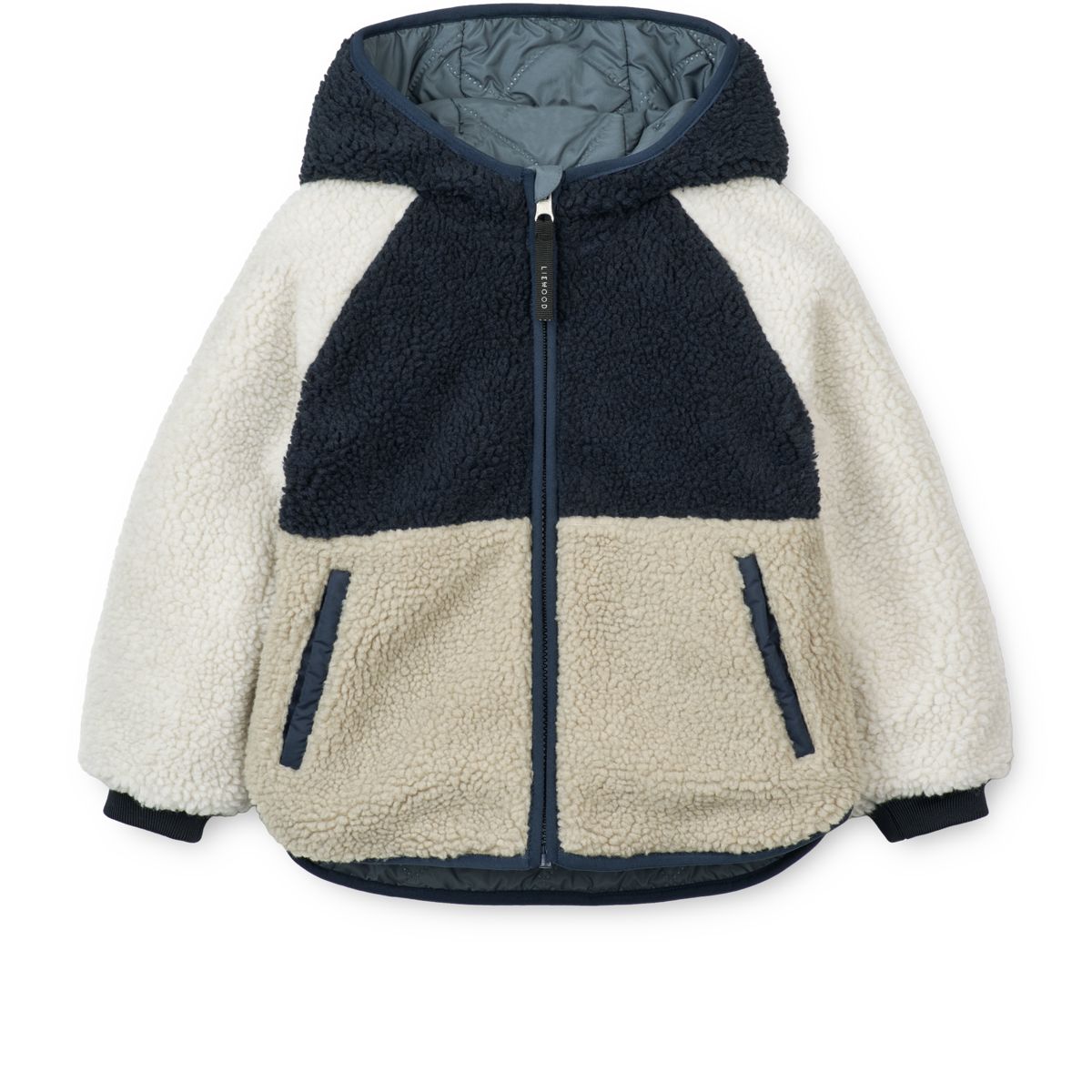 Liewood Veste Réversible JACKSON - Whale blue multi mix - Veste