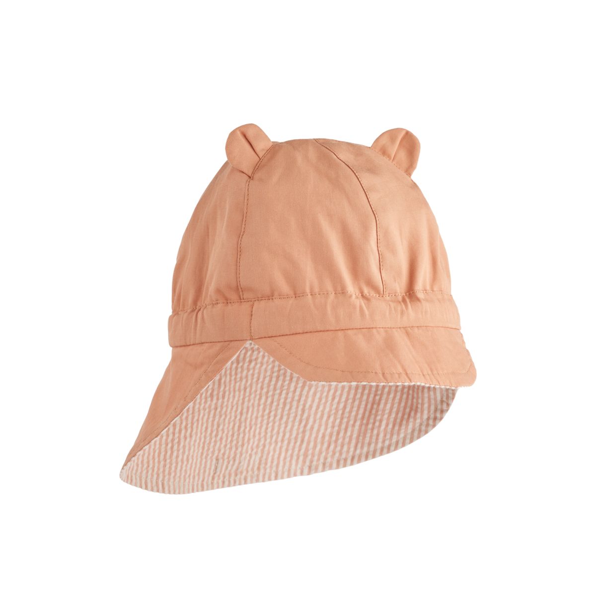 Liewood Chapeau de soleil en lin Gorm - Y/D Stripe Tuscany rose / Sandy - Chapeaux & Casquettes