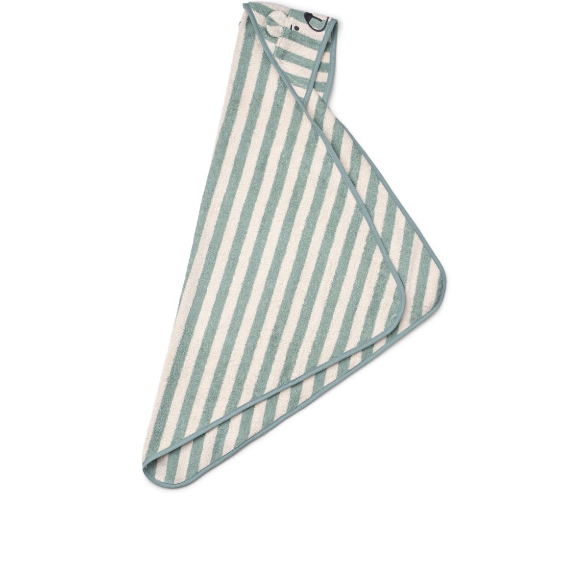 Serviette de Bain Bébé à Capuche ALBERT - Peppermint / creme de la creme