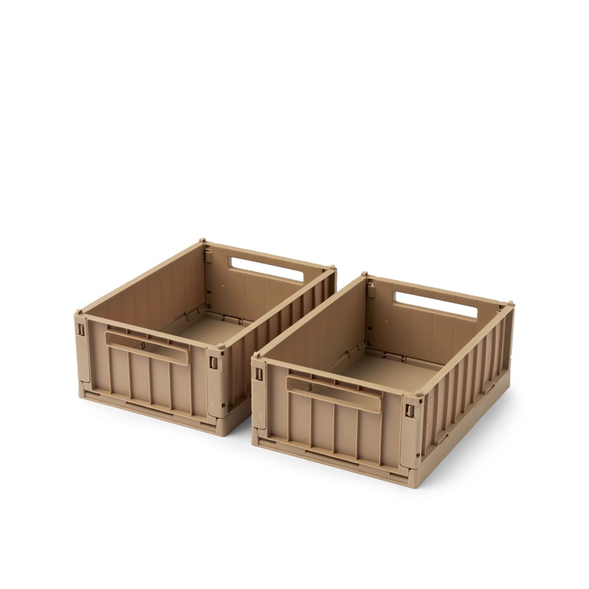 Liewood Boîtes de Rangement WESTON - PETIT, Lot de 2 - Oat - Boîtes de rangement