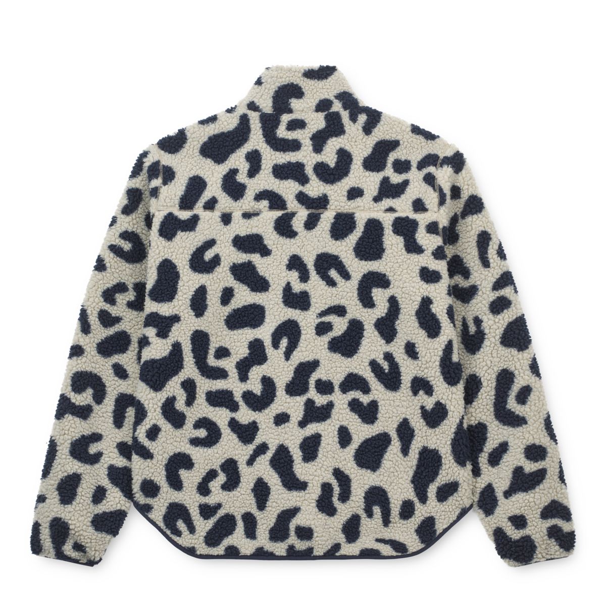 Liewood NIVA Adult Pile Jacket - Mega Leo mist / Classic Navy - Veste