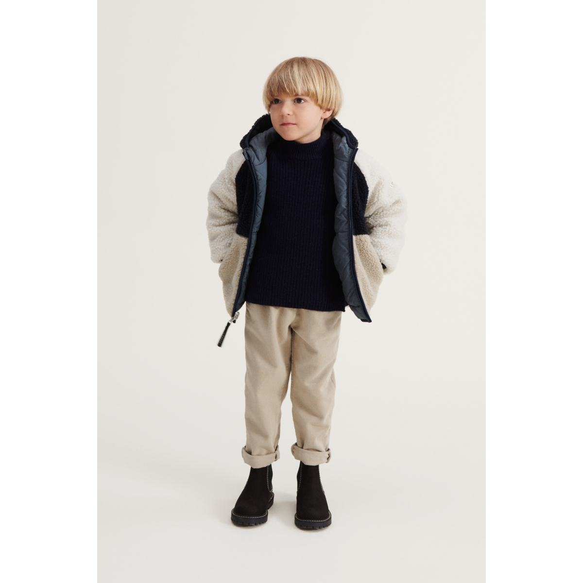 Liewood Veste Réversible JACKSON - Whale blue multi mix - Veste