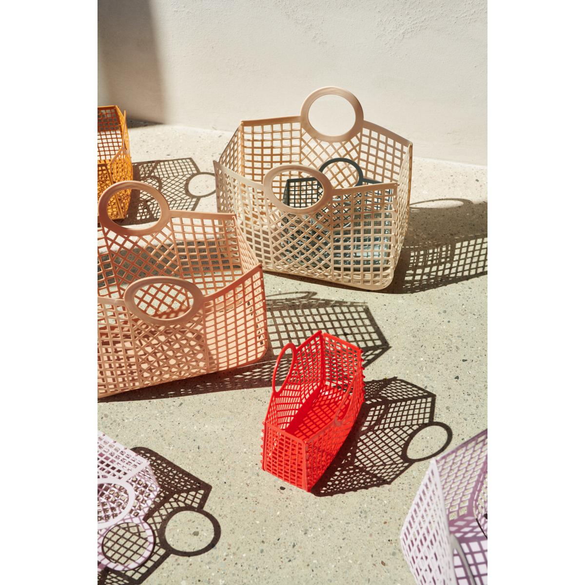 Liewood Panier Bloom - Rose - SAC DE LA BASKETTE