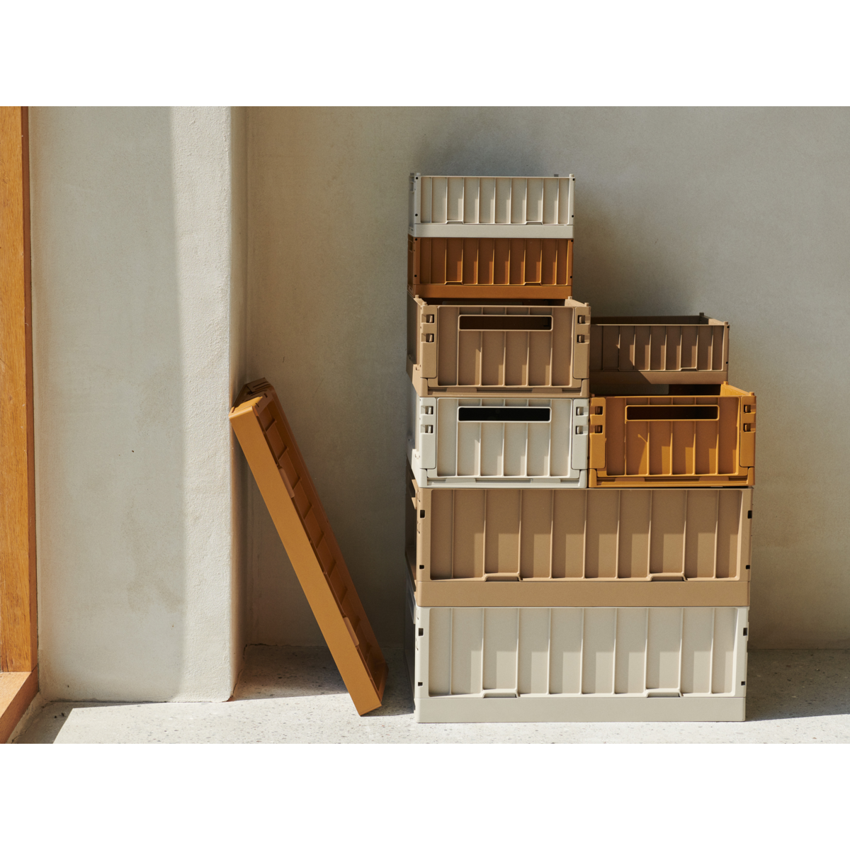 Liewood Boîte de rangement WESTON - LARGE - Oat - Boîtes de rangement