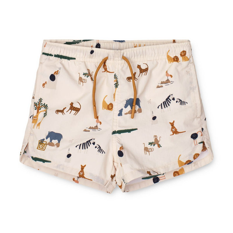 Liewood Short De Bain Imprimé Aiden - All together / Sandy - Short de bain