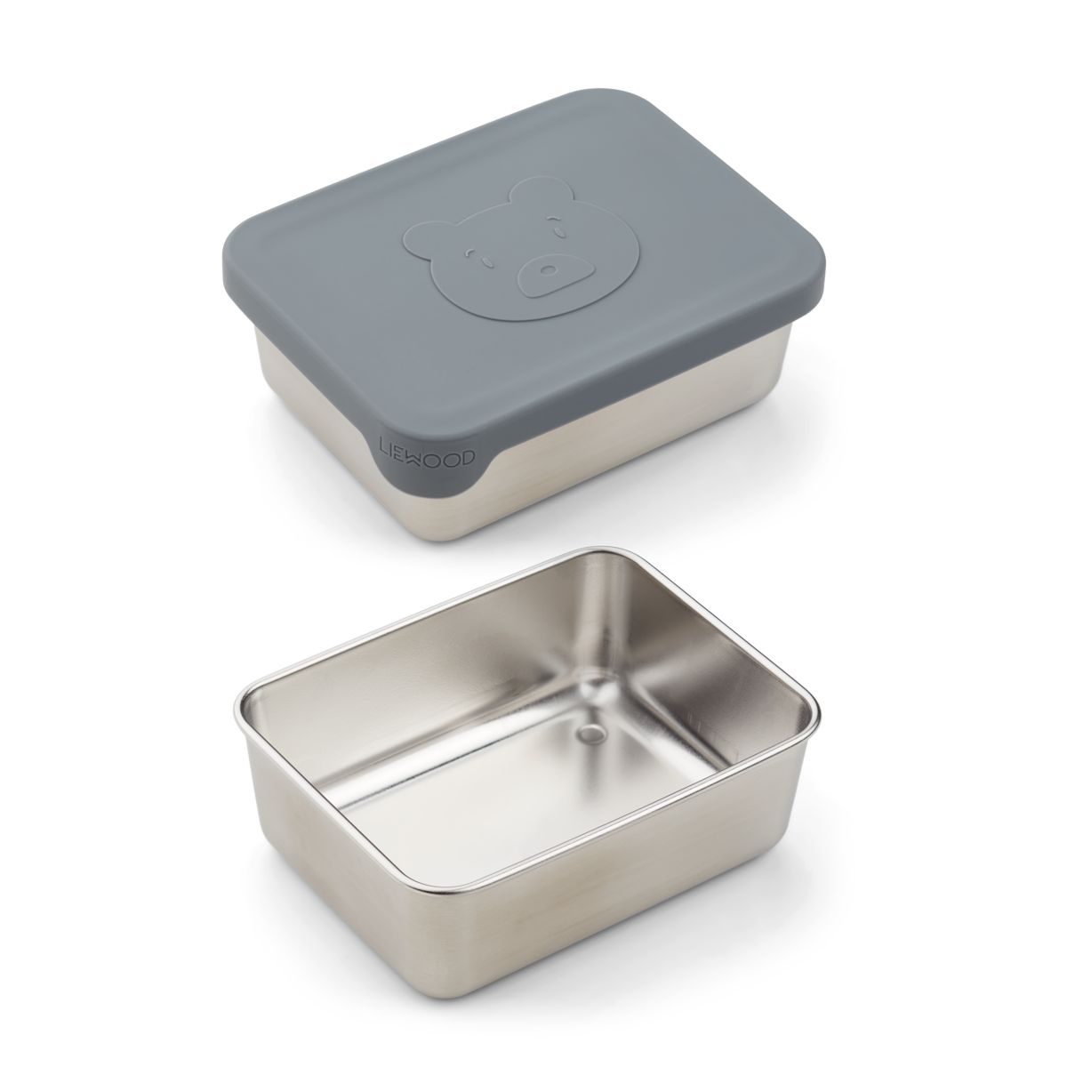 Liewood Boîte à goûter Ako - Mr bear blue wave - Boïte à goûter