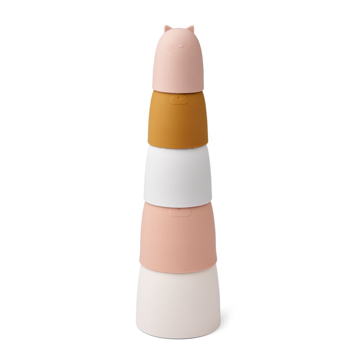 Liewood Jouet á emboîter Anneli - Rose multi mix - Tour d'empilage