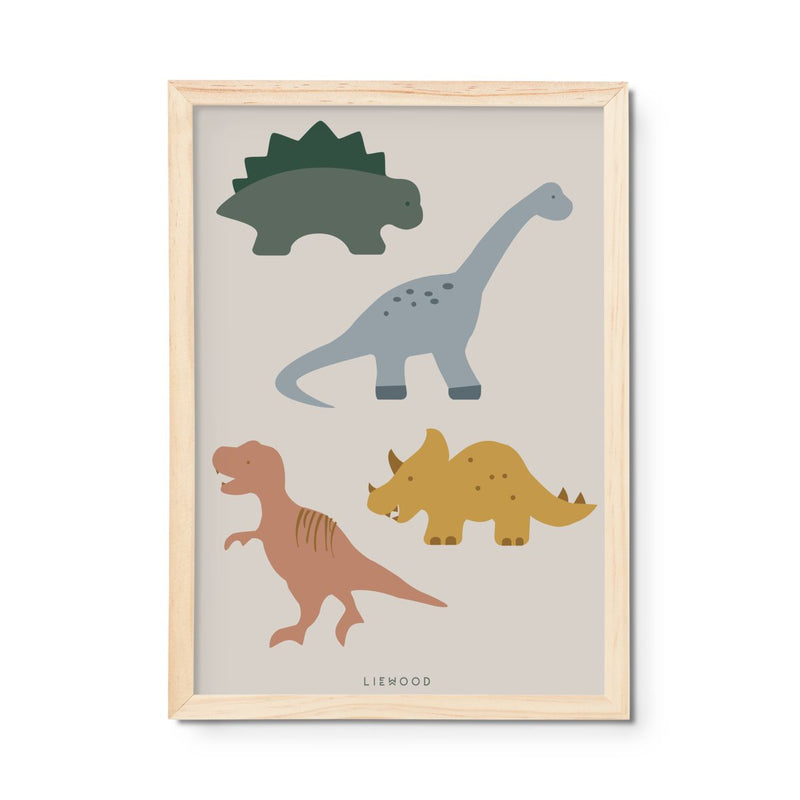 Liewood Affiche Beverly - Dino / Sandy - Affiche
