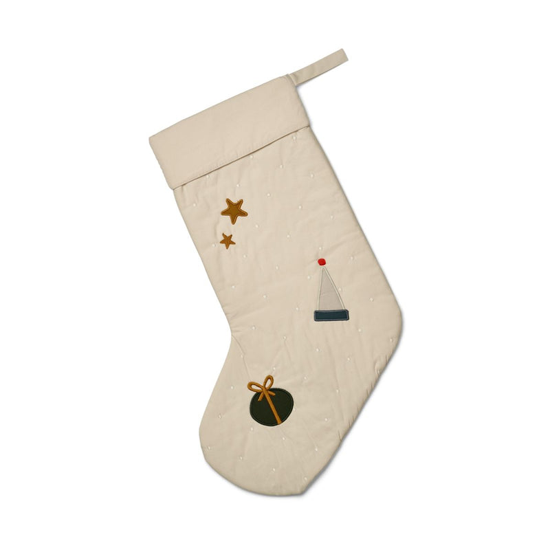 Liewood Chaussette de Noël Basil  - Holiday / sandy mix - Noël