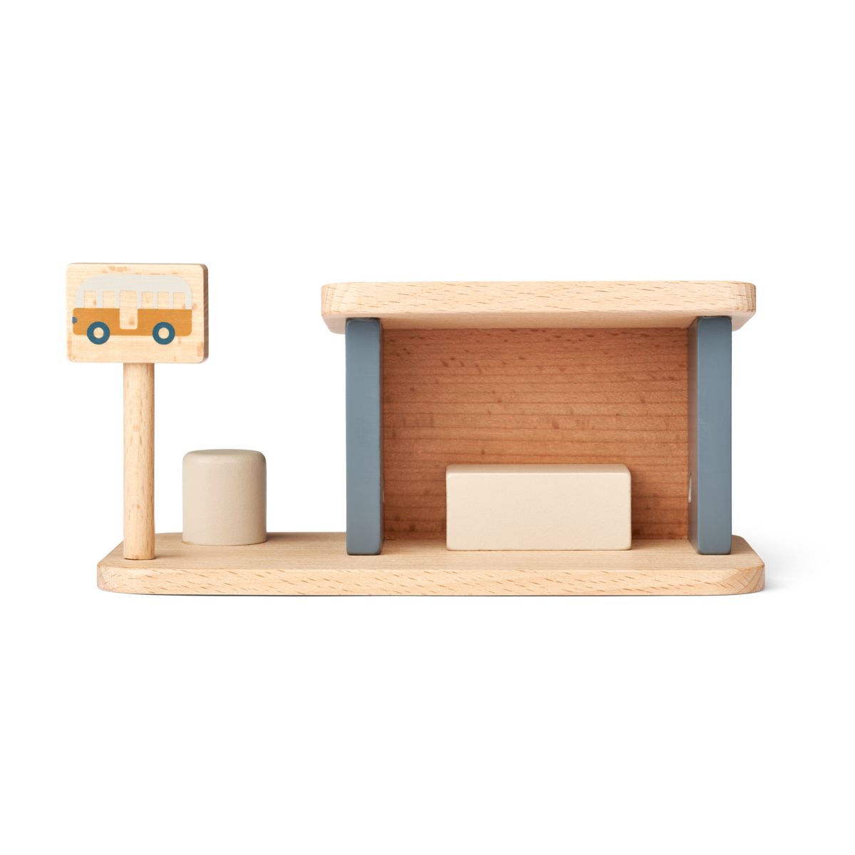 Liewood Arrêt de bus Village - Whale blue mix - Maison de jeux & accessoires