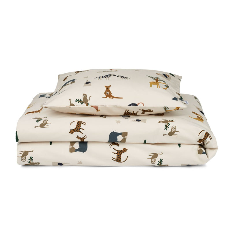 Liewood Linge de Lit Simple CARL 140x200 - All together / Sandy - Linge de lit