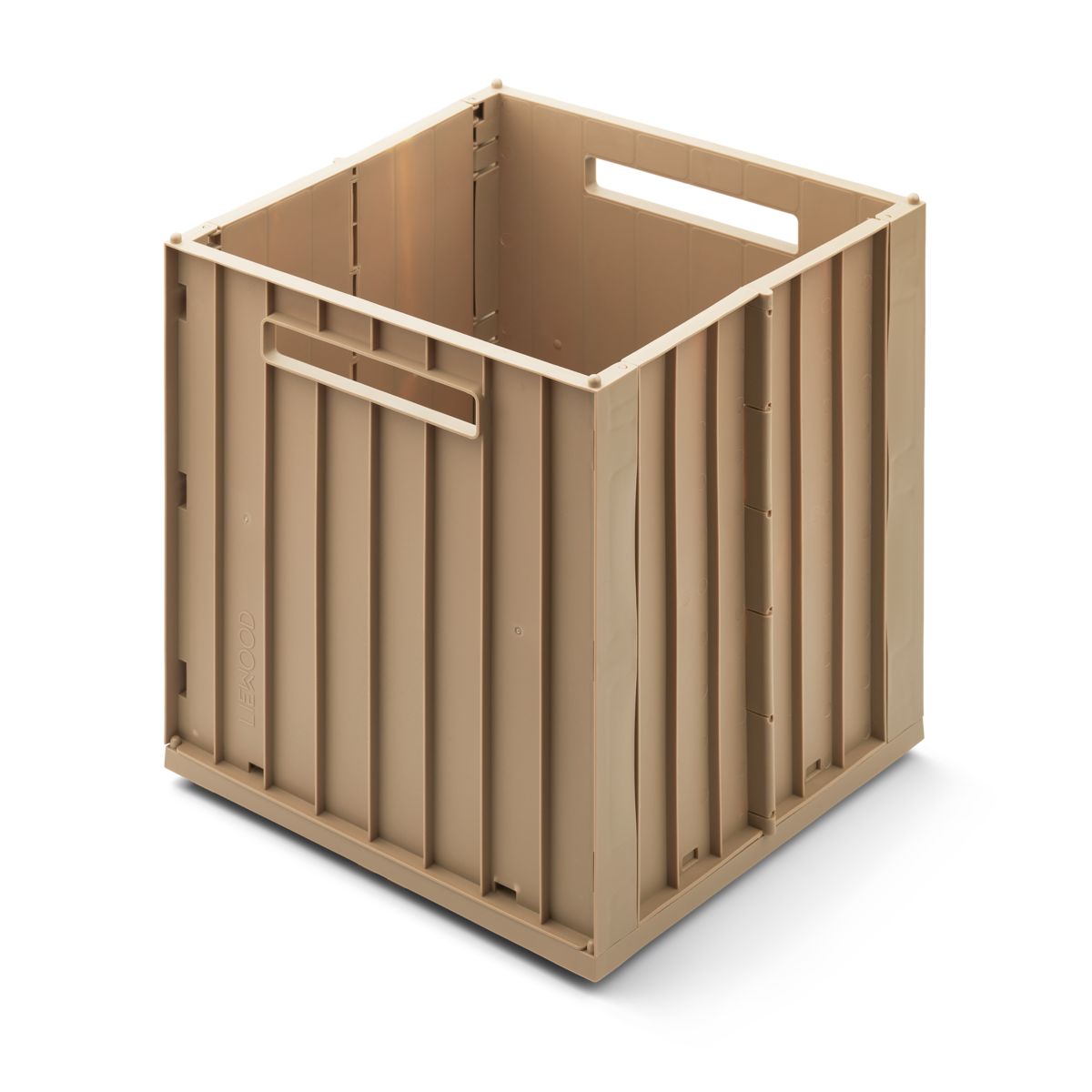Liewood Boîte de Rangement avec Couvercle ELIJAH - Oat - Boîtes de rangement