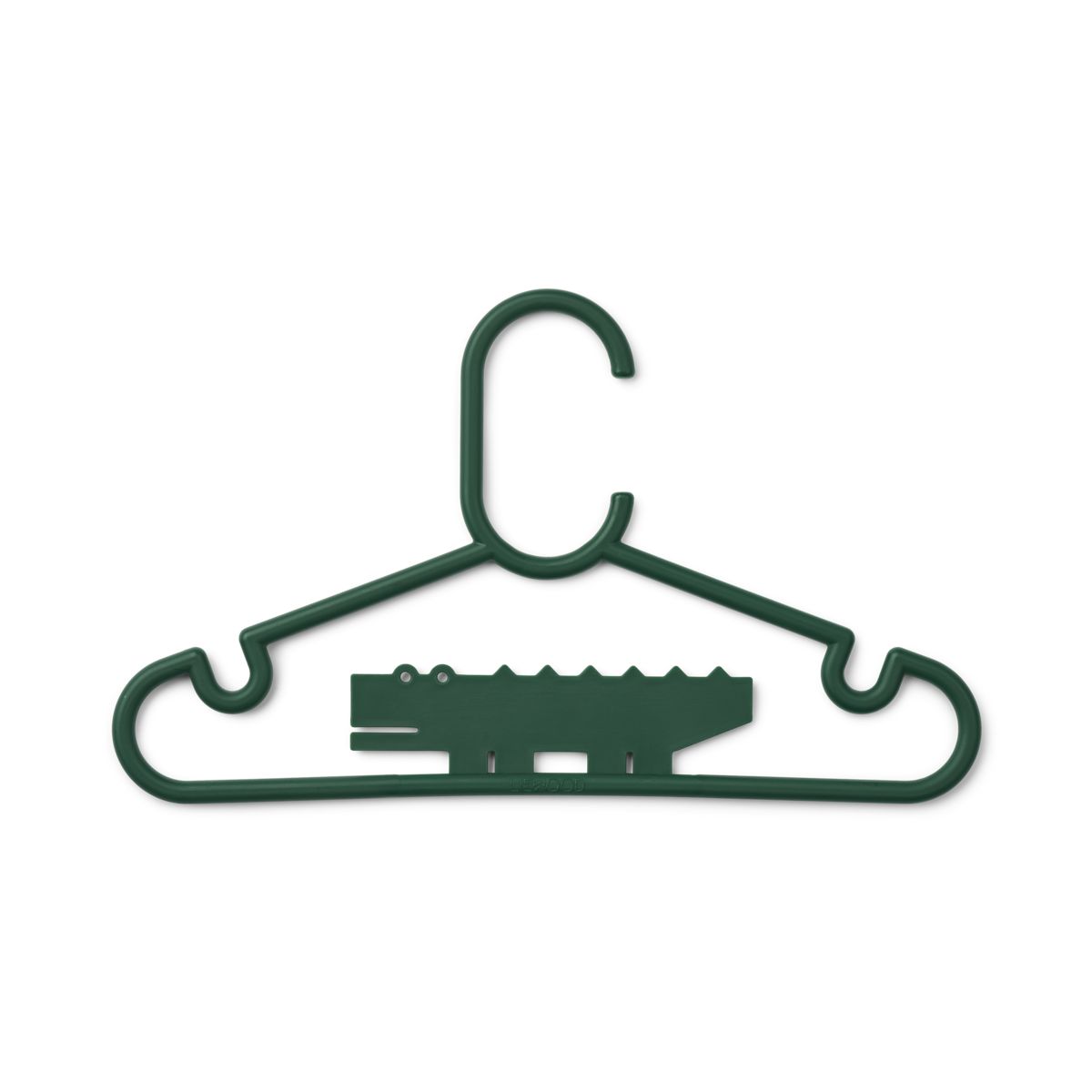 Liewood Cintre avec détails animaux Falton lot de 8 - Garden green - Porte-manteau