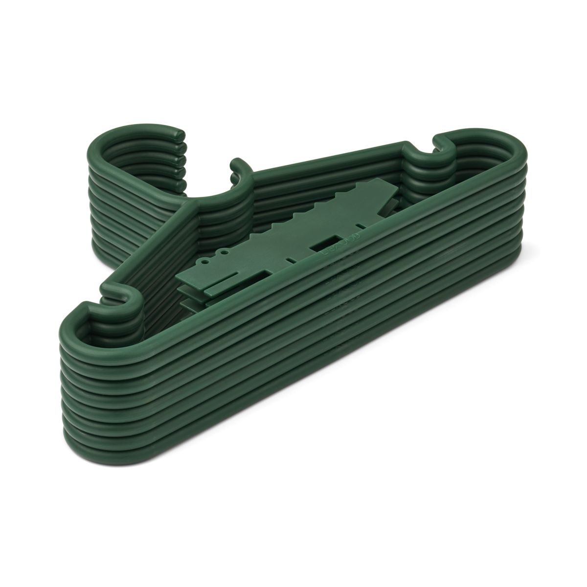 Liewood Cintre avec détails animaux Falton lot de 8 - Garden green - Porte-manteau